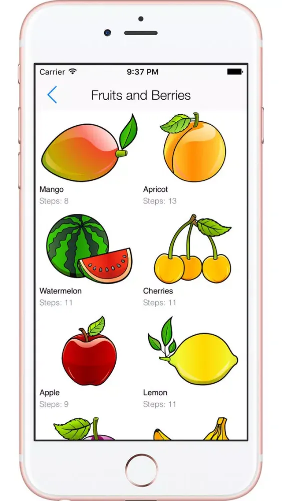 Screenshot di Draw Fruits, Trees