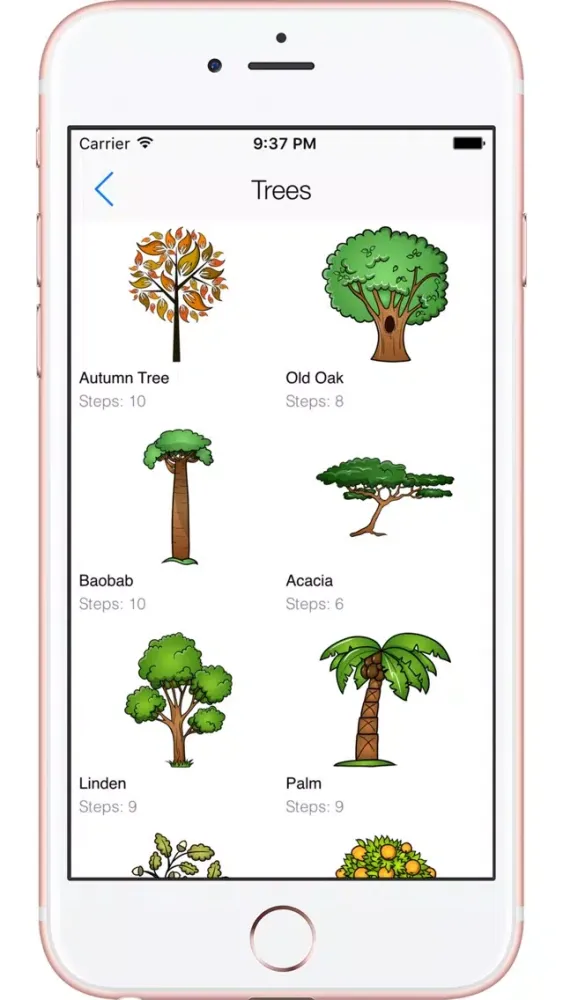 Screenshot di Draw Fruits, Trees
