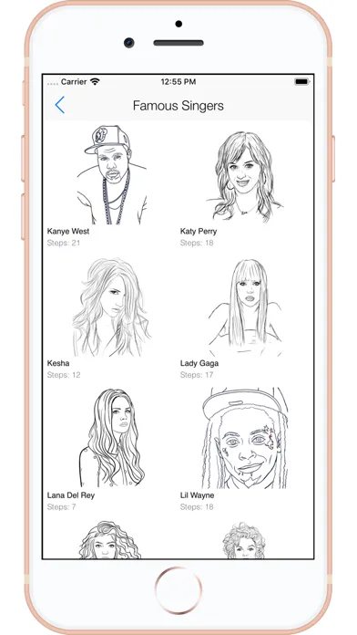 Captures d'écran de Draw Famous People