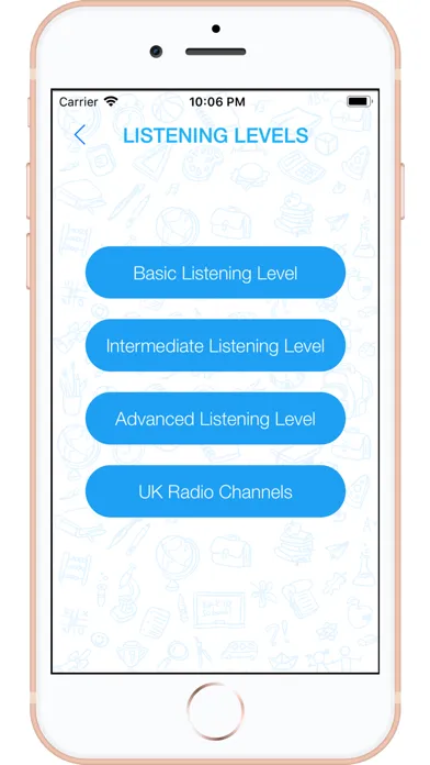Zrzuty ekranu IELTS Listening - 3 levels