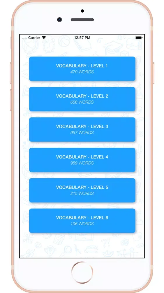 Captures d'écran de IELTS Vocabulary - 6 Levels