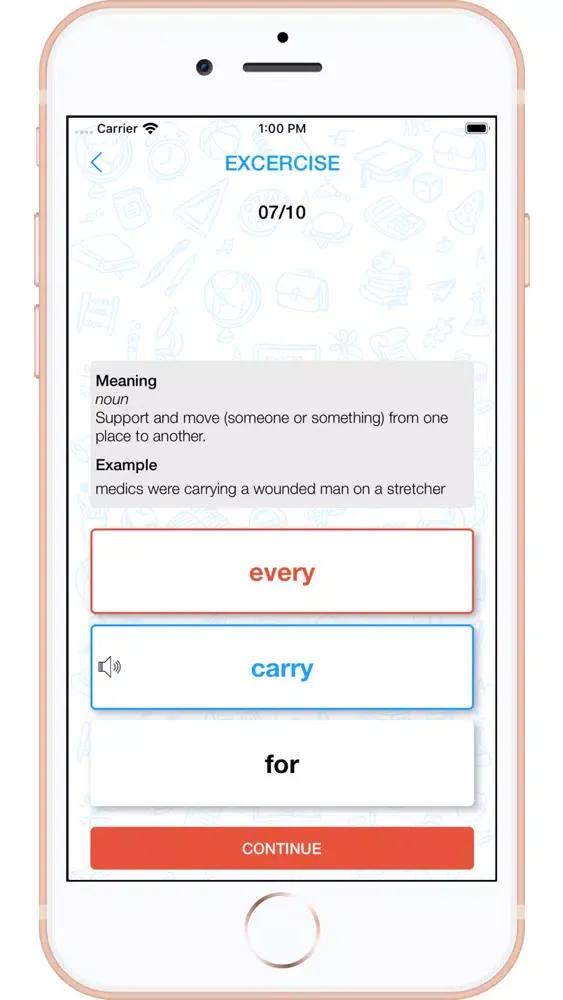 Captures d'écran de IELTS Vocabulary - 6 Levels