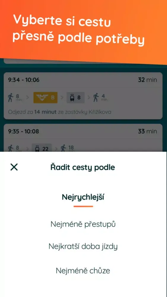 Capturas de pantalla de Bileto - chytré jízdní řády