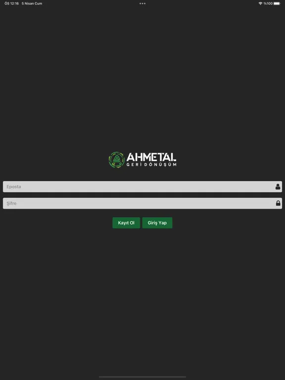 Ahmetal Geri Dönüşüm iPad  Ekran Görüntüleri