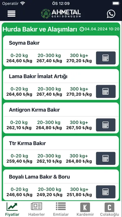 Ahmetal Geri Dönüşüm Ekran Görüntüleri
