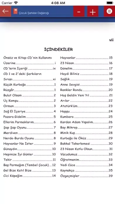Zrzuty ekranu Vize E-Okuma