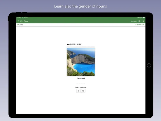 Capturas de pantalla de Learn French with Bilinguae iPad 