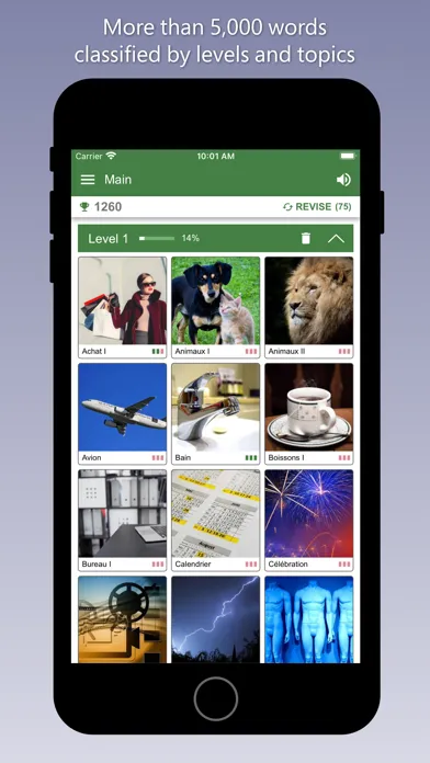 Capturas de pantalla de Learn French with Bilinguae
