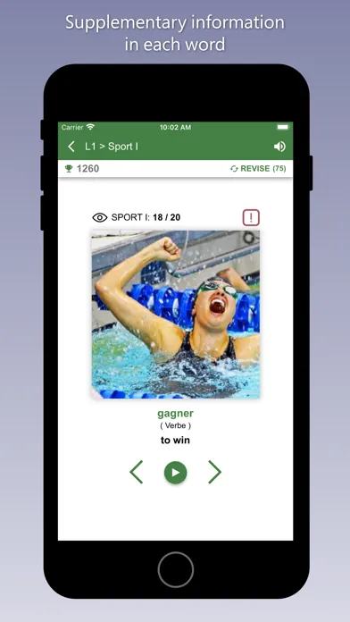 Capturas de pantalla de Learn French with Bilinguae