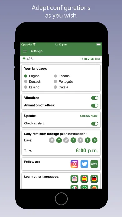 Capturas de pantalla de Learn French with Bilinguae