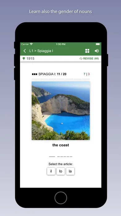 Learn Italian with Bilinguae Ekran Görüntüleri