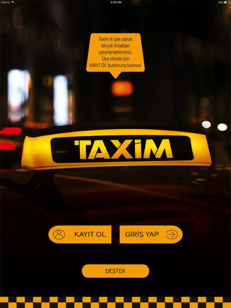 Captures d'écran de Taxim iPad 