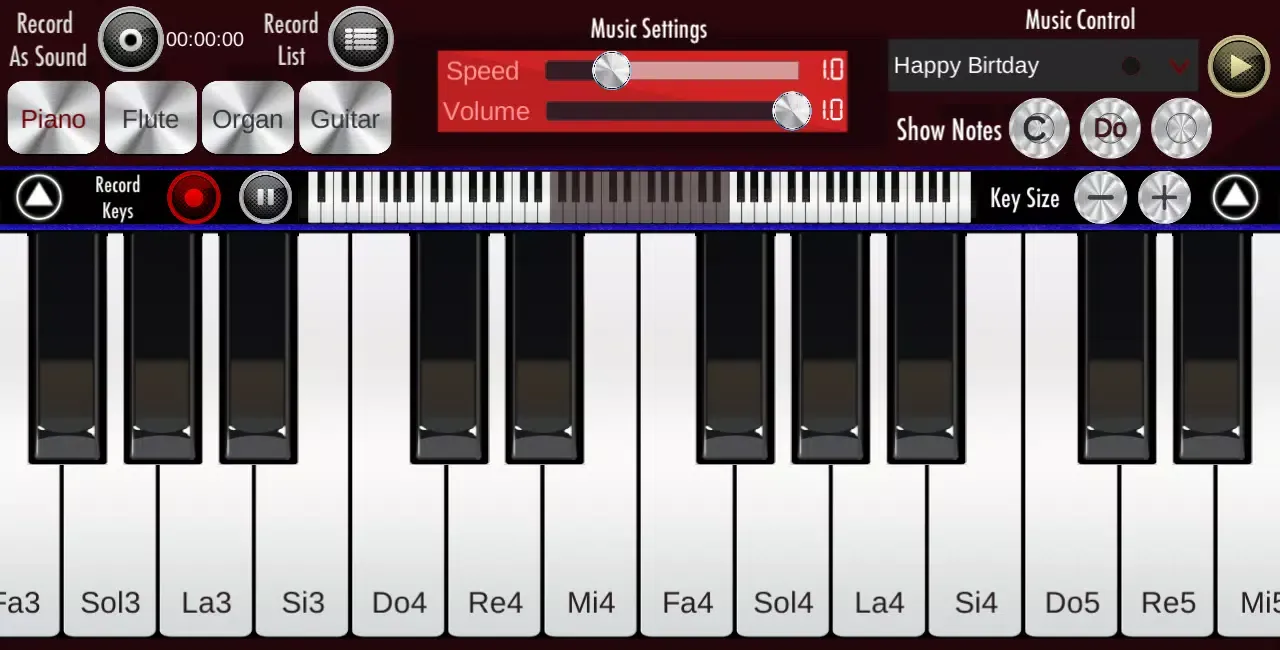 Real Piano স্ক্রিনশট