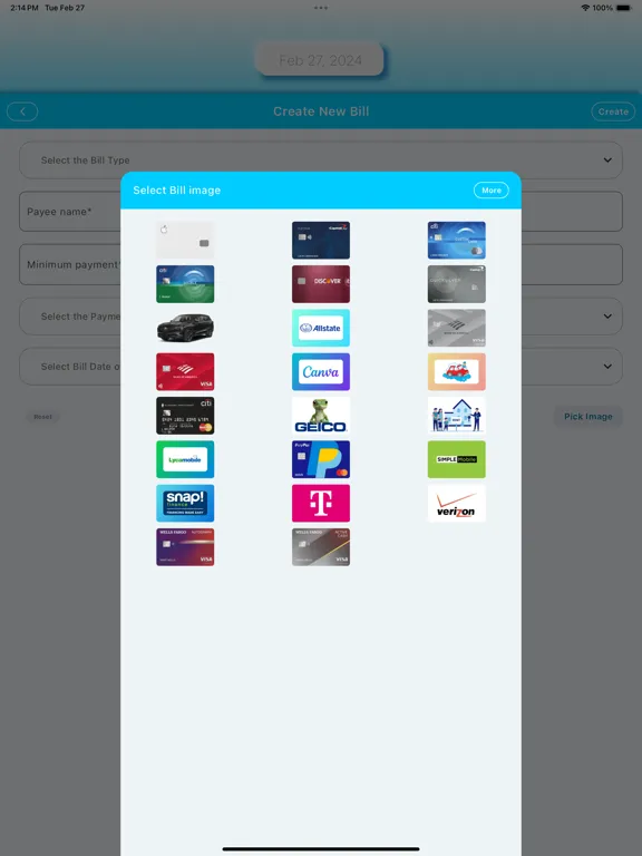 Bill Reminder-pro iPad  Screenshots