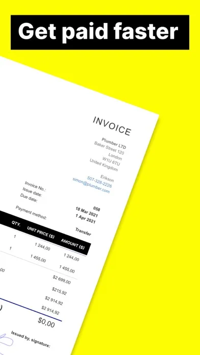 Screenshot di Freebie Invoice Maker
