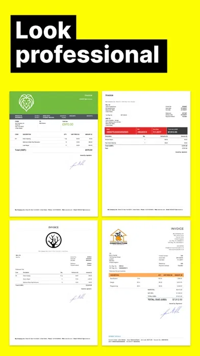 Screenshot di Freebie Invoice Maker