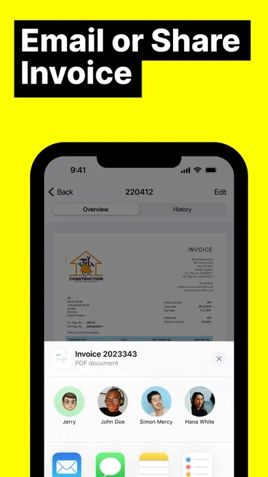 Screenshot di Freebie Invoice Maker