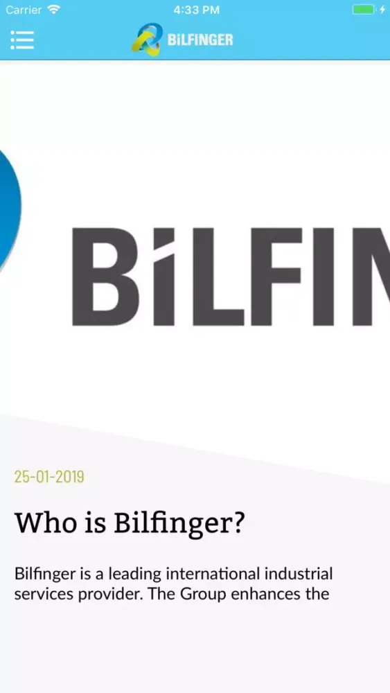 Bilfinger Billboard स्क्रीनशॉट