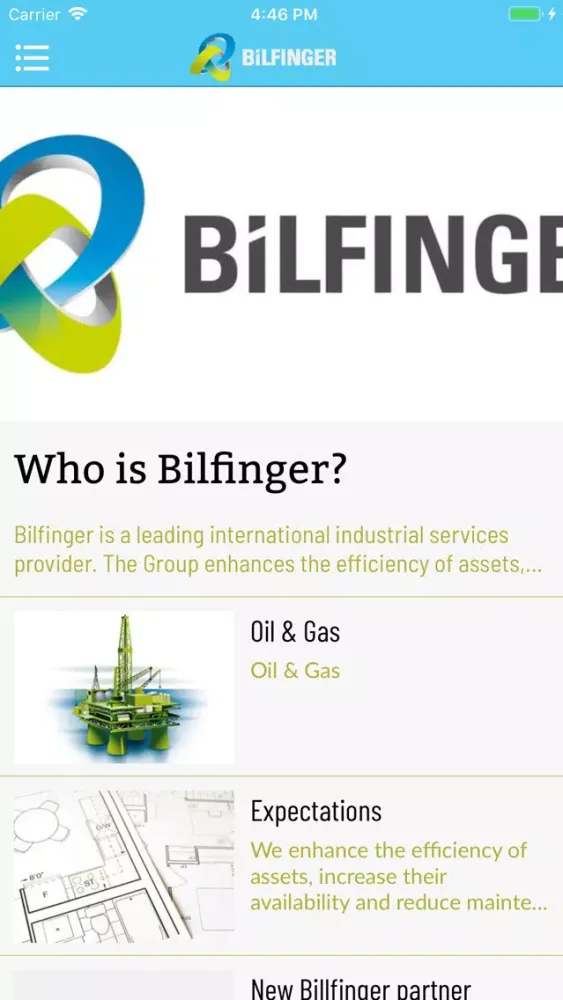 Bilfinger Billboard स्क्रीनशॉट