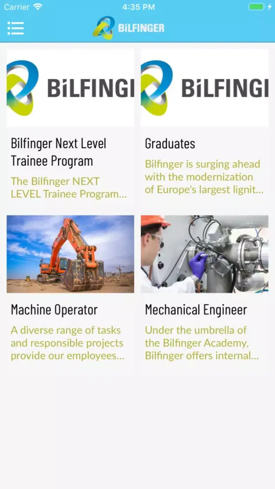 Bilfinger Billboard स्क्रीनशॉट