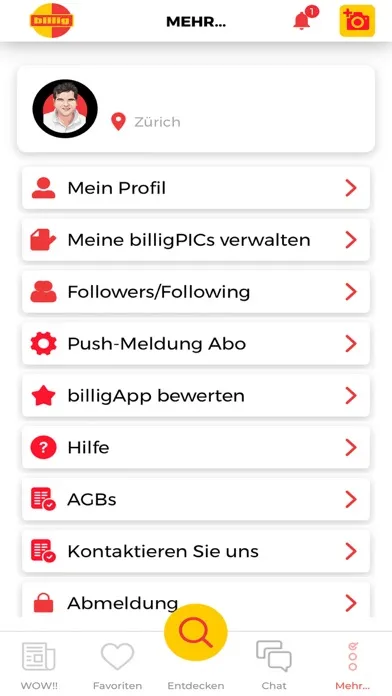billigApp スクリーンショット
