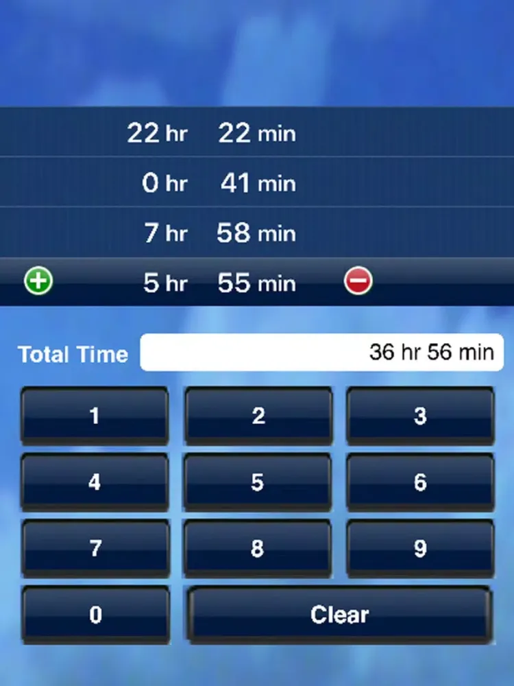 Zrzuty ekranu CalcTime iPad 