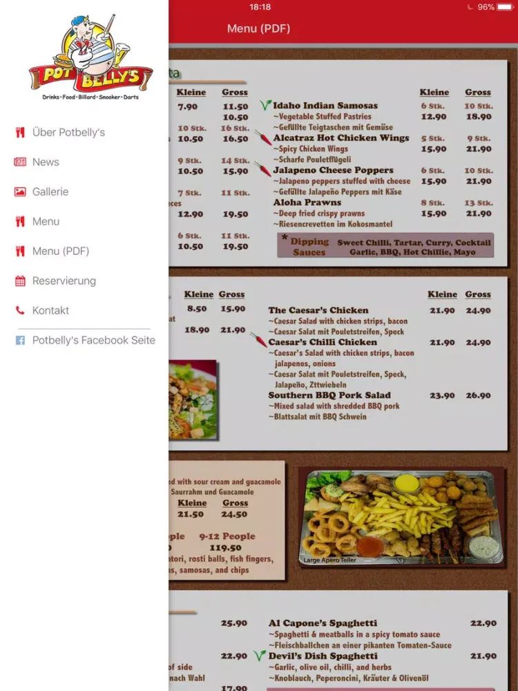 Potbelly's iPad  Screenshots