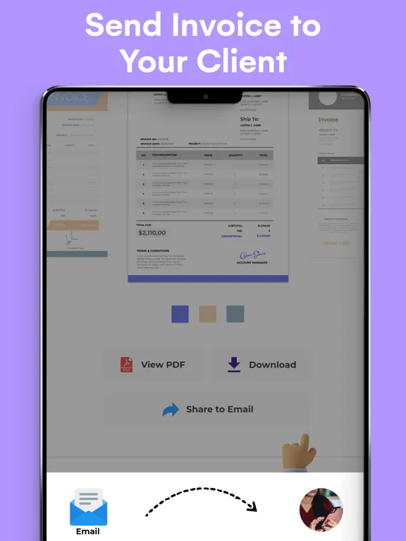 Instant Invoice Maker,Receipts iPad  Ekran Görüntüleri