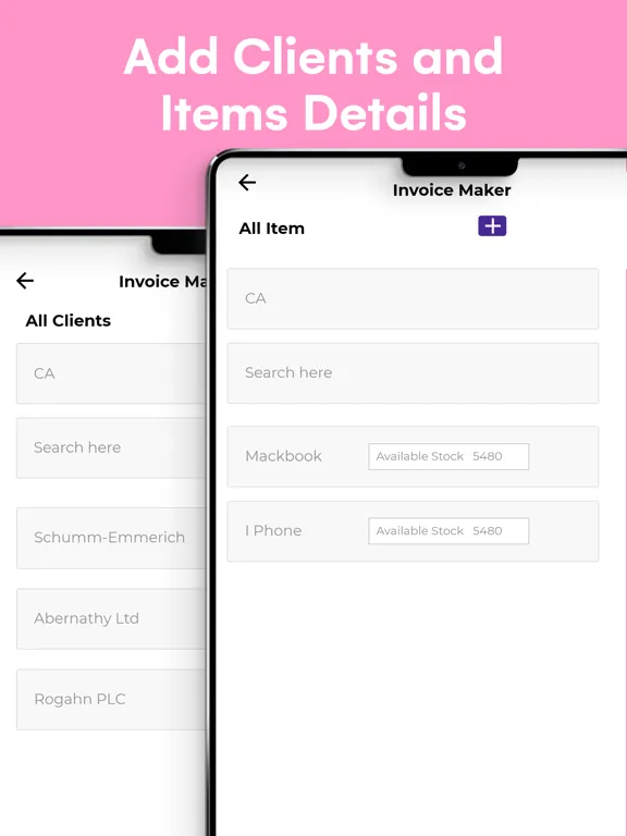 Instant Invoice Maker,Receipts iPad  Ekran Görüntüleri