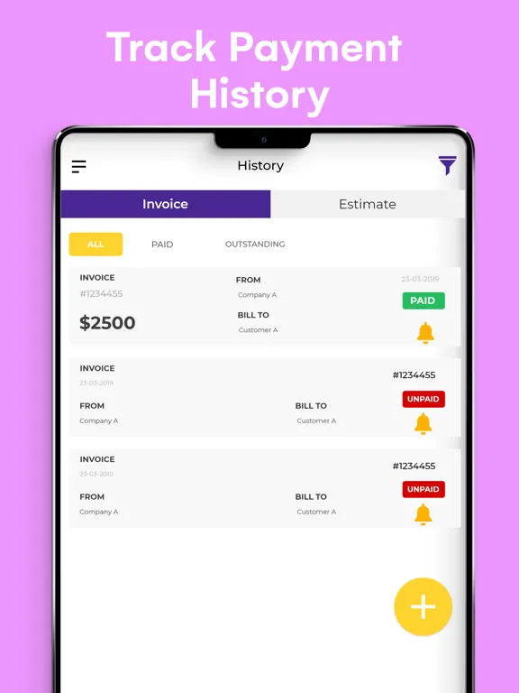 Instant Invoice Maker,Receipts iPad  Ekran Görüntüleri