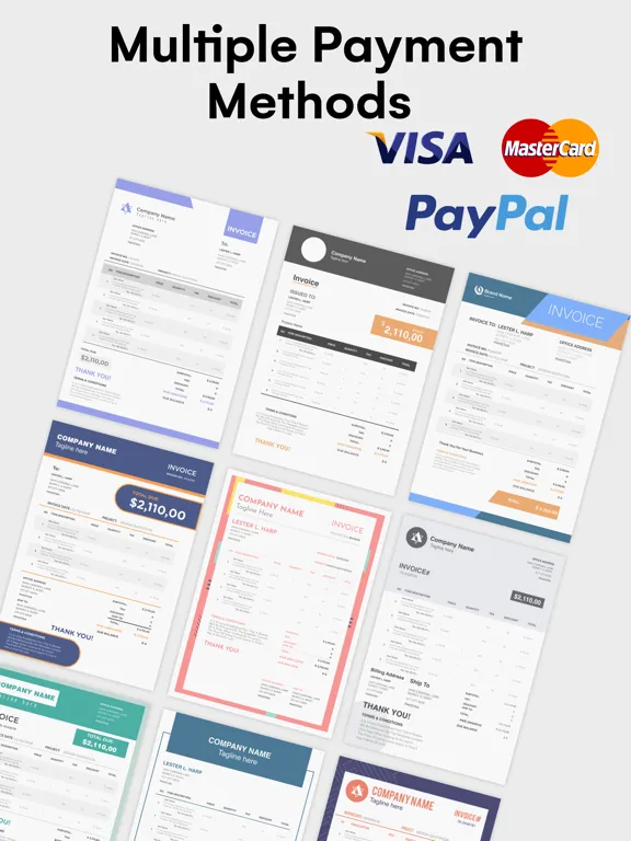 Instant Invoice Maker,Receipts iPad  Ekran Görüntüleri