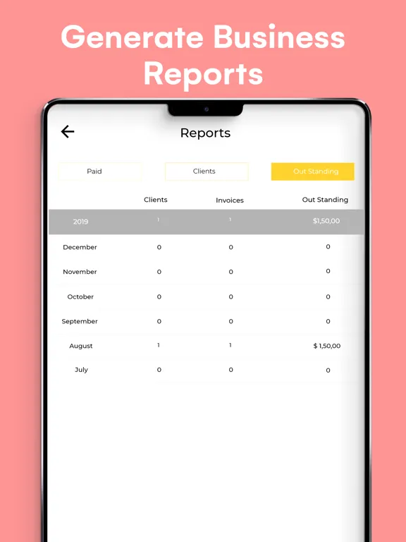 Instant Invoice Maker,Receipts iPad  Ekran Görüntüleri