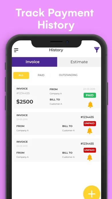 Instant Invoice Maker,Receipts Ekran Görüntüleri