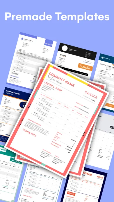 Instant Invoice Maker,Receipts Ekran Görüntüleri