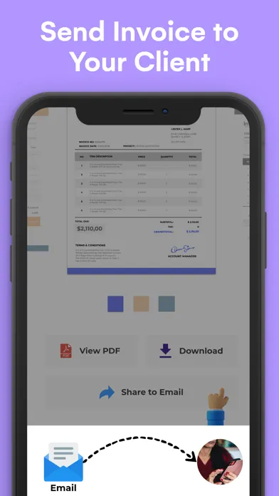 Instant Invoice Maker,Receipts Ekran Görüntüleri
