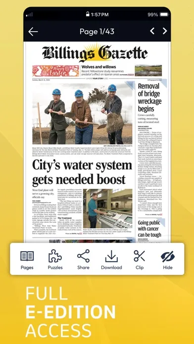 Captures d'écran de Billings Gazette