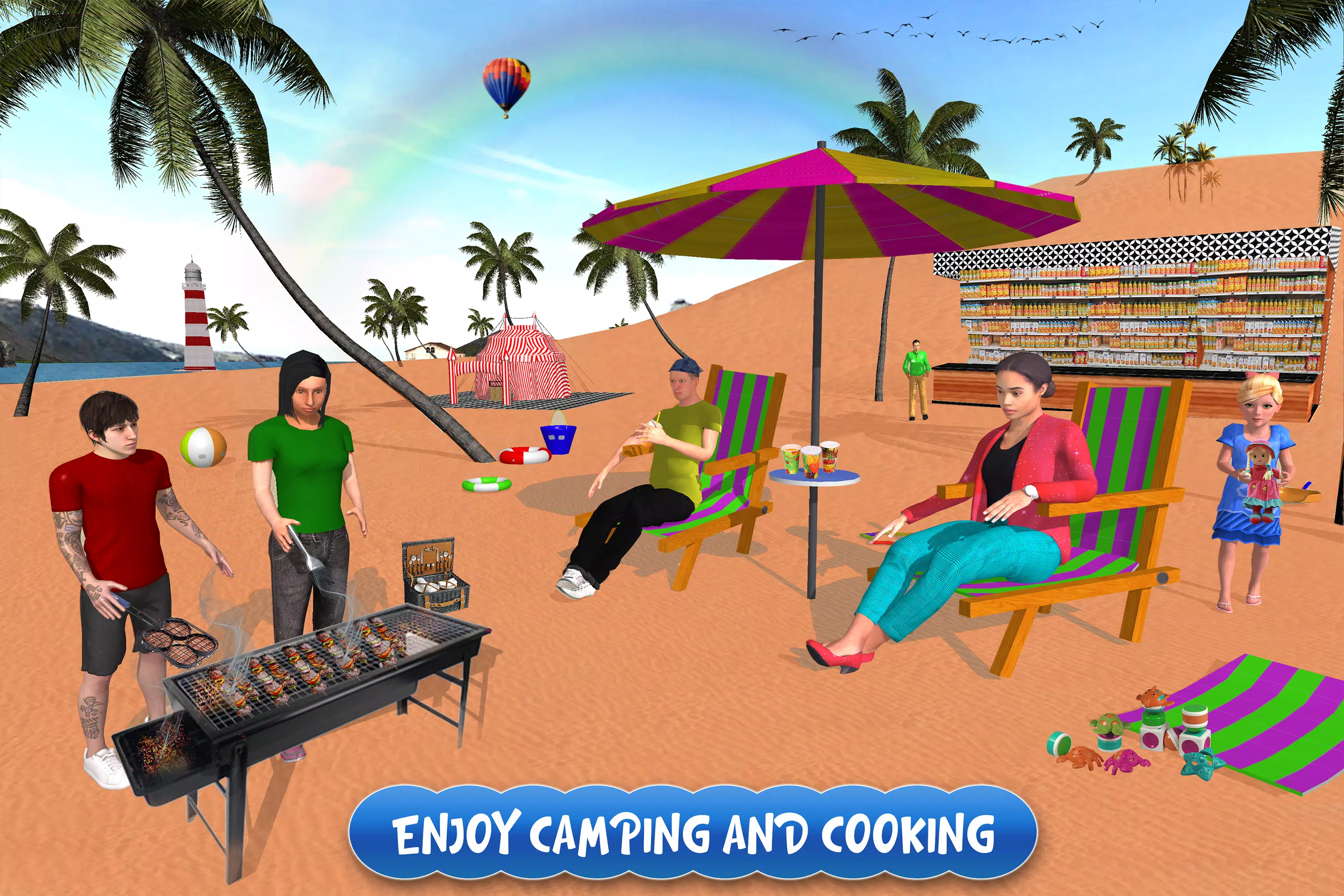 Virtual Family Summer Vacation Screenshots