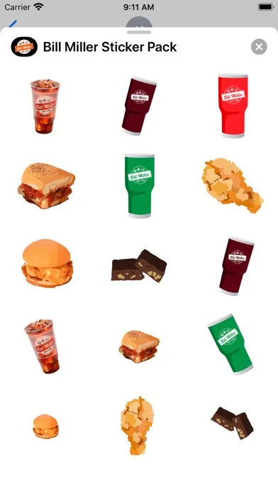 Bill Miller Sticker Pack应用截图