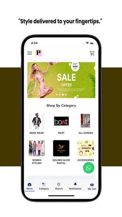 Procard shopping app Screenshots