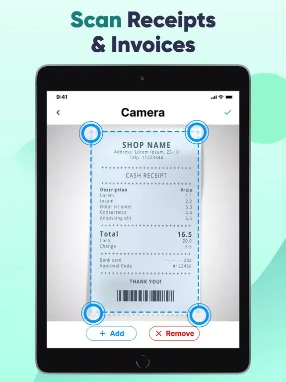 Screenshot di Budget：Bills & Receipt Scanner iPad 
