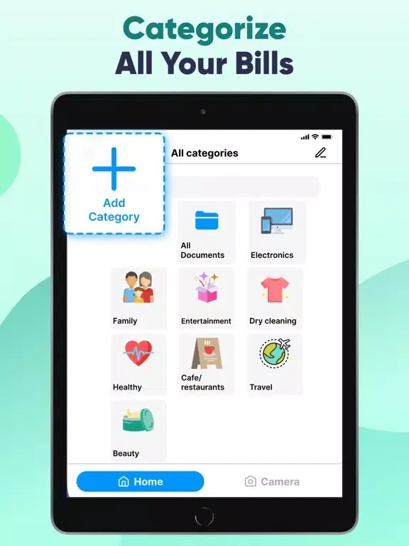 Screenshot di Budget：Bills & Receipt Scanner iPad 