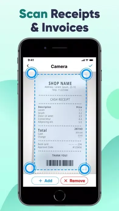Screenshot di Budget：Bills & Receipt Scanner