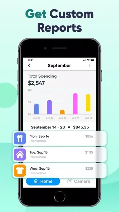 Screenshot di Budget：Bills & Receipt Scanner