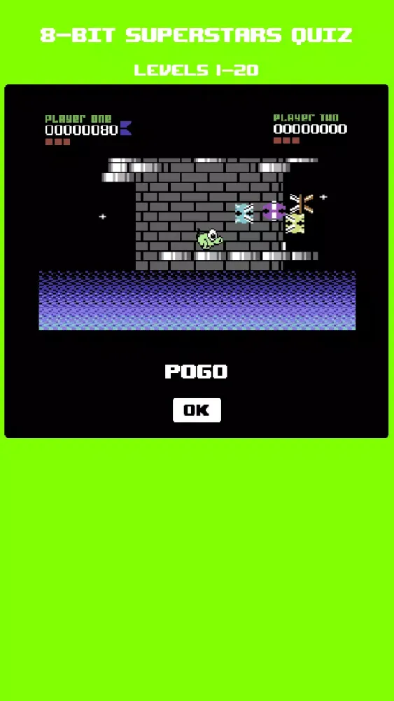 8-bit Superstars: Retrogame Quiz Screenshots