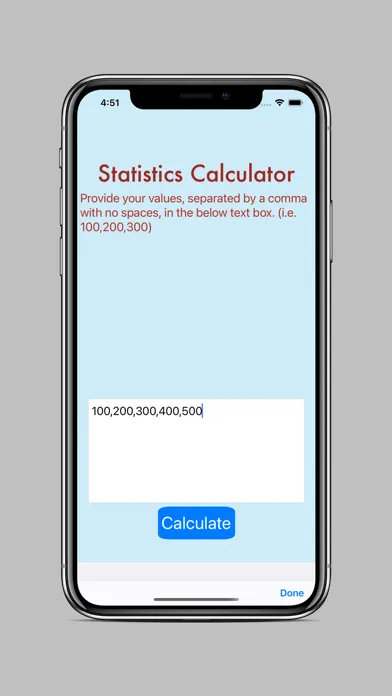 Statistics Calculator - Basic स्क्रीनशॉट