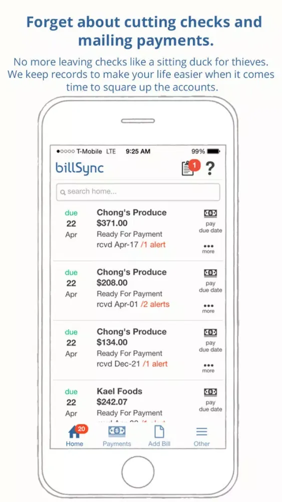 صور billSync, More than bill pay. Analytics to Save Money.