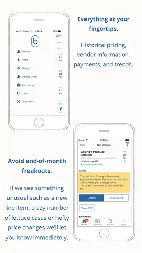 صور billSync, More than bill pay. Analytics to Save Money.