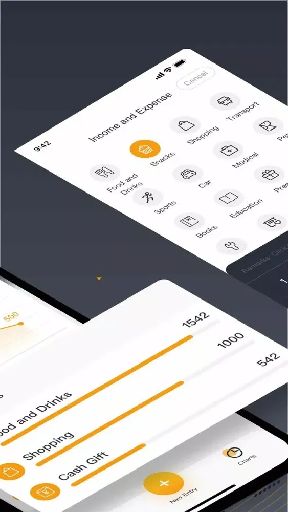 Budget Tracker-Bill Organizer スクリーンショット