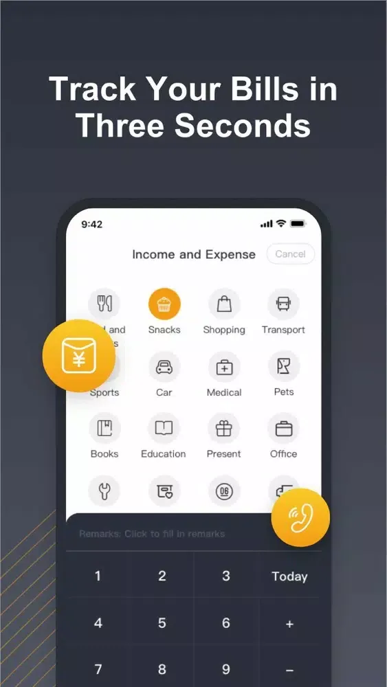 Budget Tracker-Bill Organizer スクリーンショット