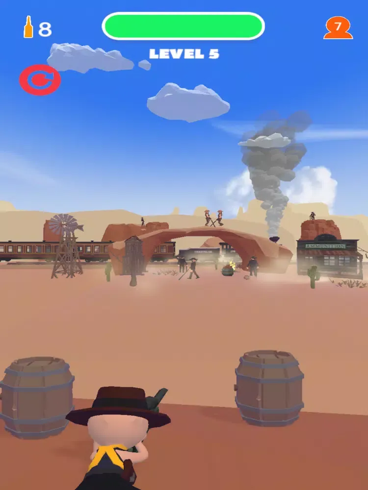 Tangkapan skrin Mr Mira-Wild West Real Sniper iPad 